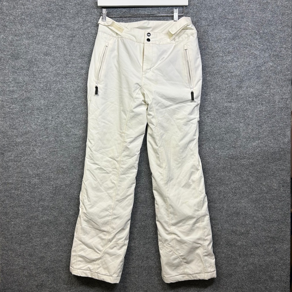 Body Glove Protect The Core Snow Pants Womens Off White Outdoor Zip Fly - Medium